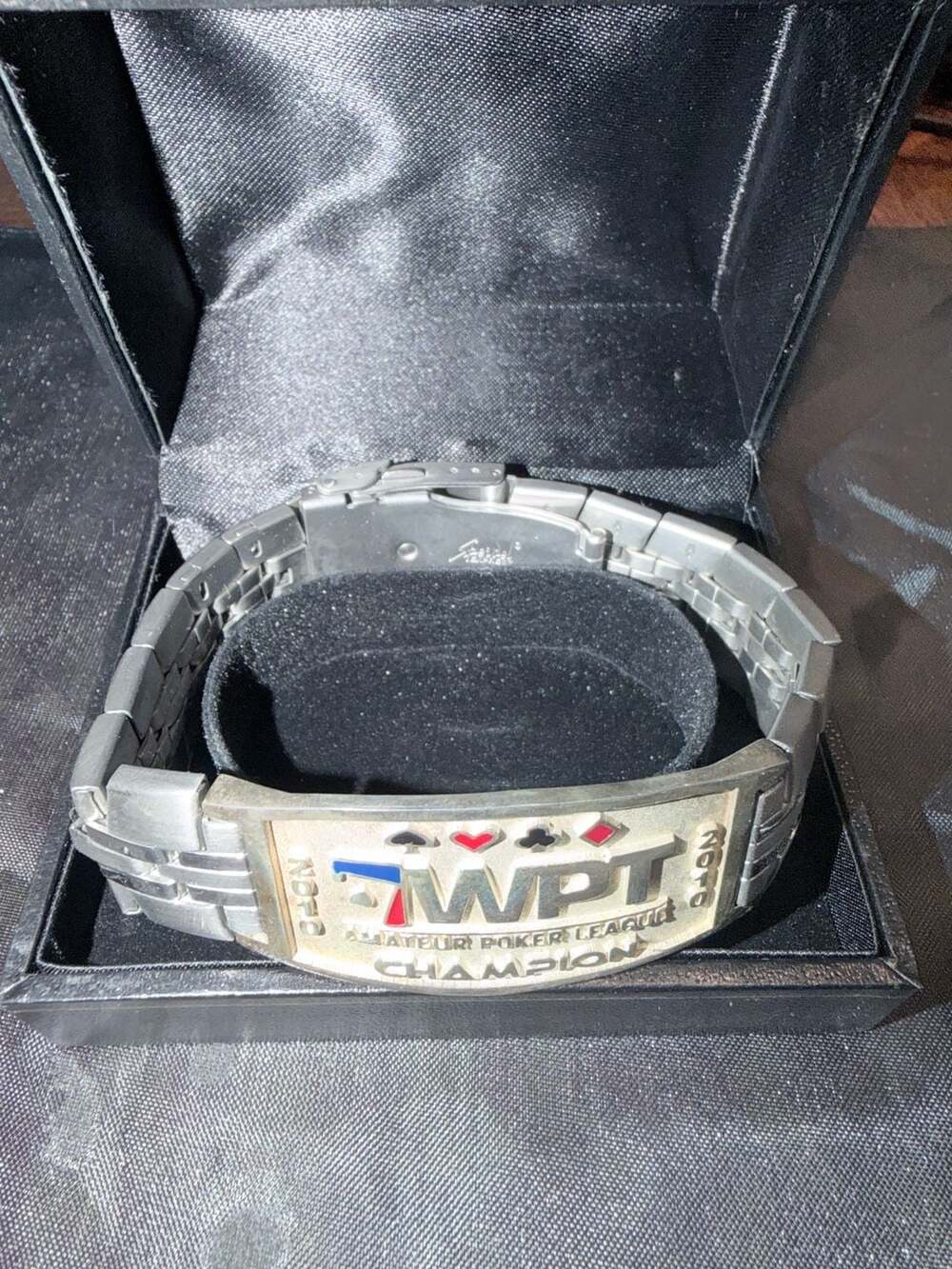 ProPokerGear WPT Amateur Poker League Champion ID Bracelet